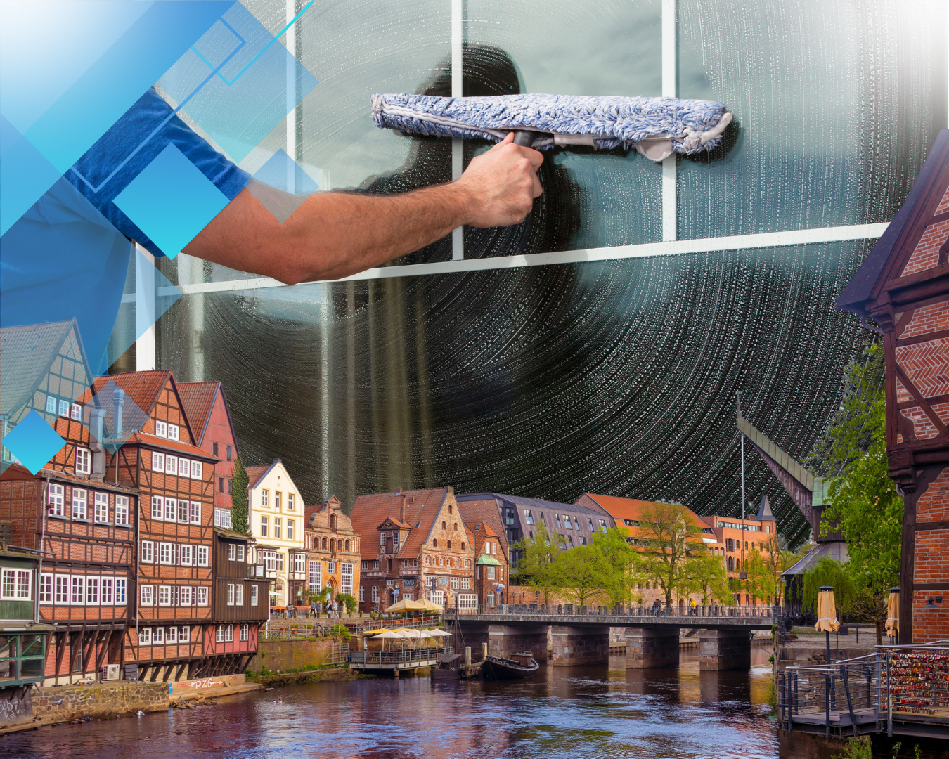 Professionelle Glasreinigung in Lüneburg